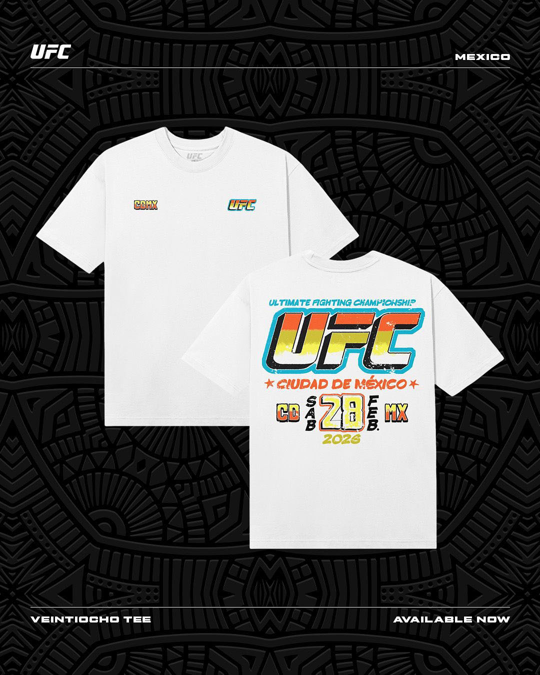 UFC Fight Night Mexico City CDMX T Shirt