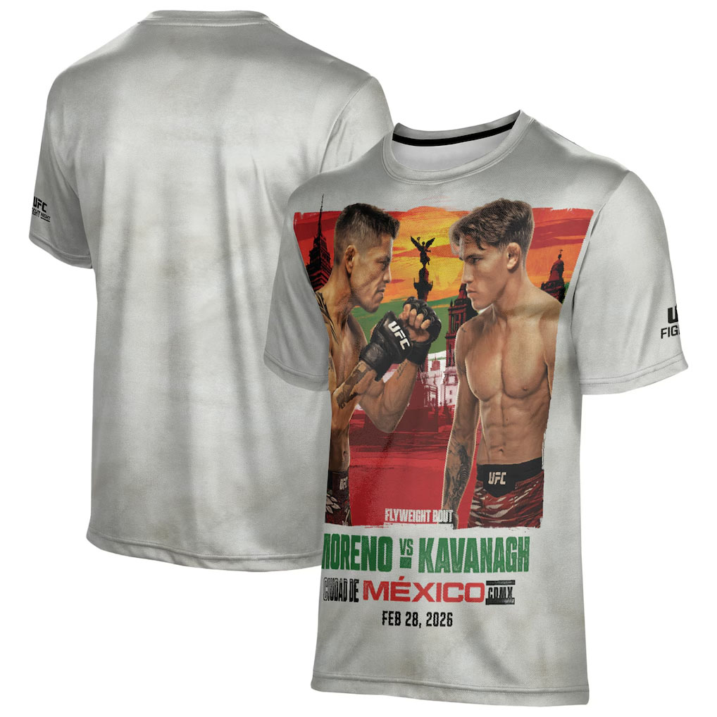 UFC ProSphere Moreno Vs. Kavanagh Fight Night Mexico T-Shirt