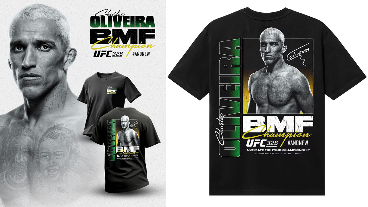 Charles Oliveira UFC 326 BMF Champion Tee Shirt