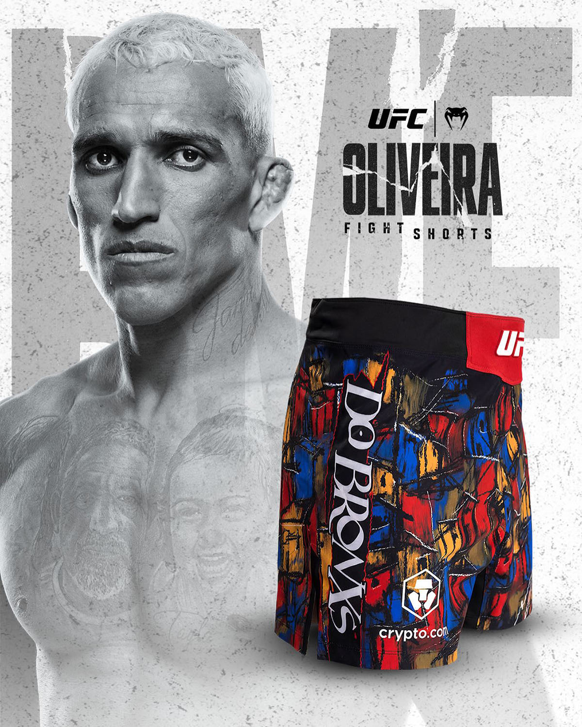 Charles Oliveira UFC 326 Custom Fight Shorts