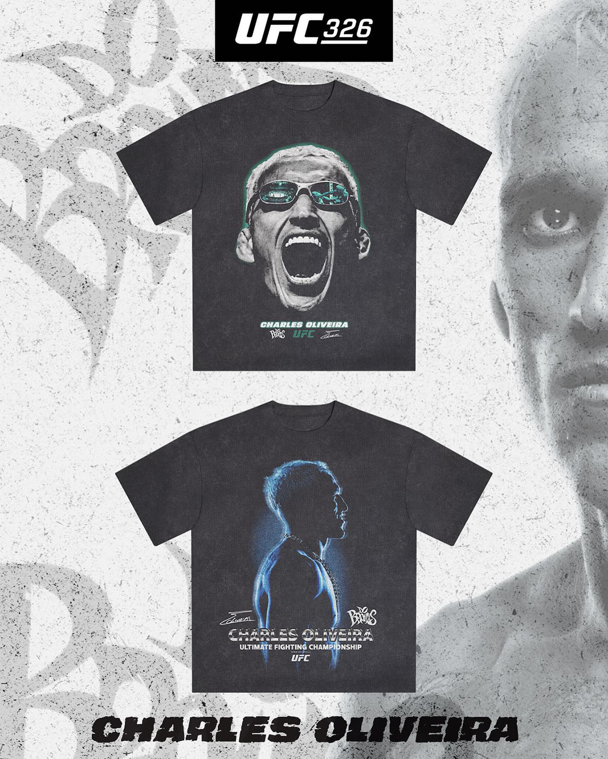 Charles Oliveira UFC 326 T Shirts