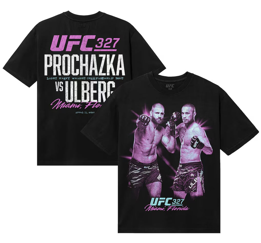 Jiri Prochazka vs. Carlos Ulberg UFC 327 Matchup T-Shirt
