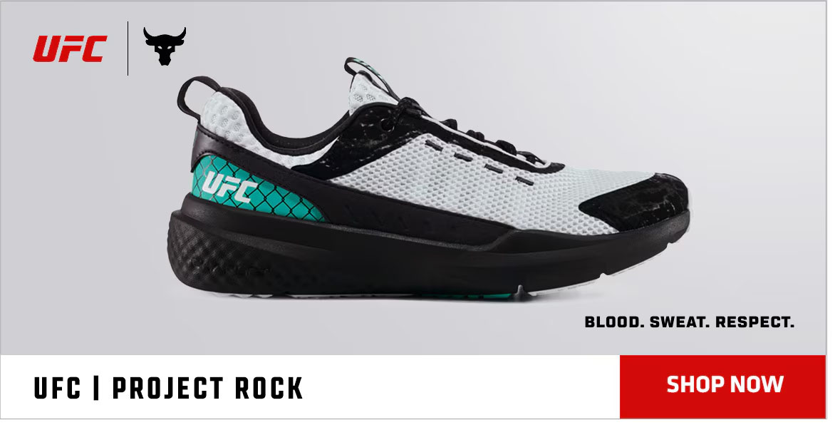 Men's Under Armour White UFC Project Rock BSR 5 Training Shoes