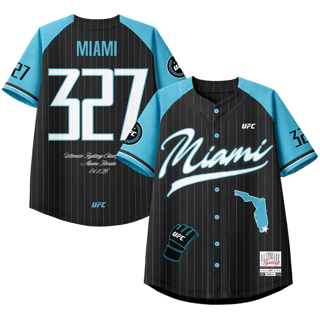 UFC 327 Fashion Baseball Jersey
