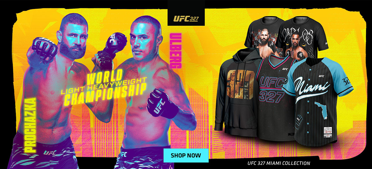 UFC 327 Miami Apparel Merchandise Fight Gear