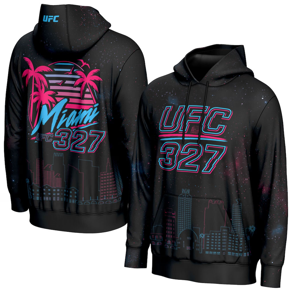 UFC 327 Miami Skyline Hoodie