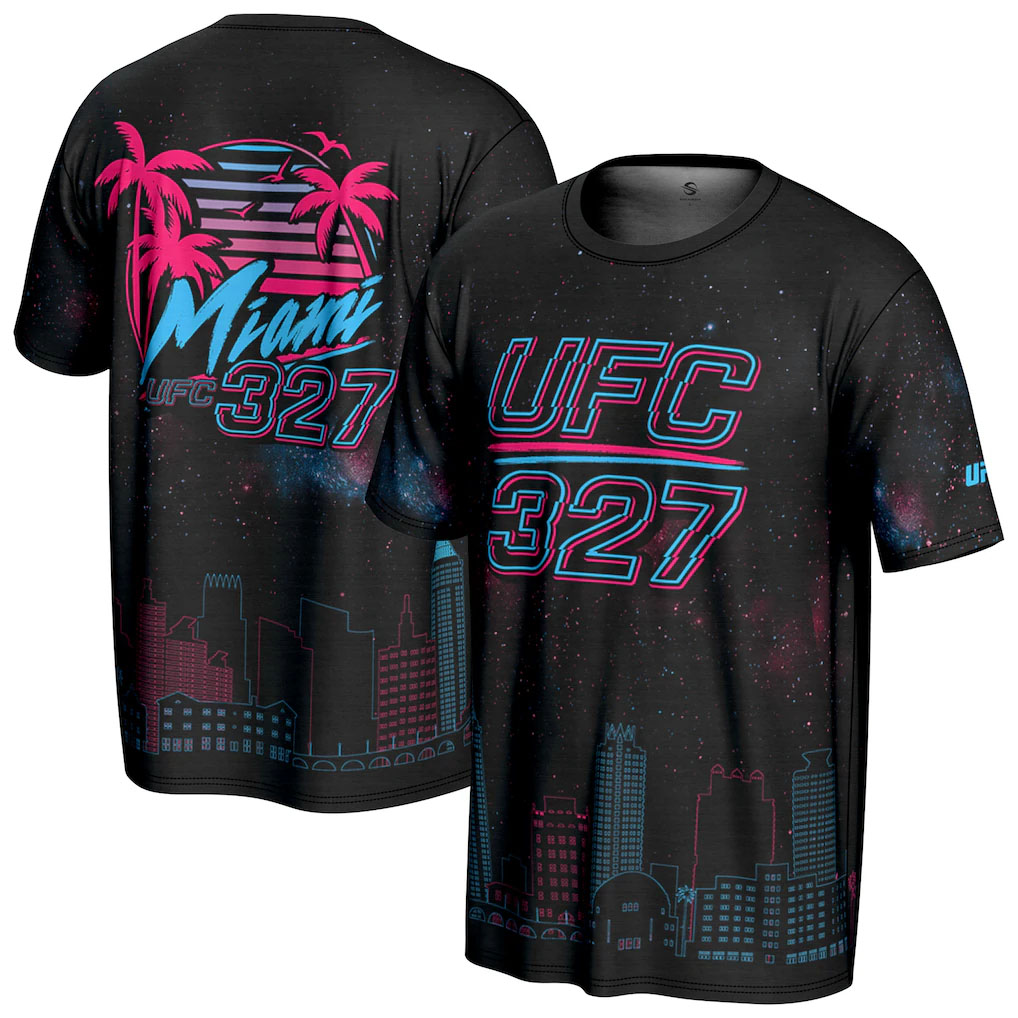 UFC 327 Miami Skyline T-Shirt