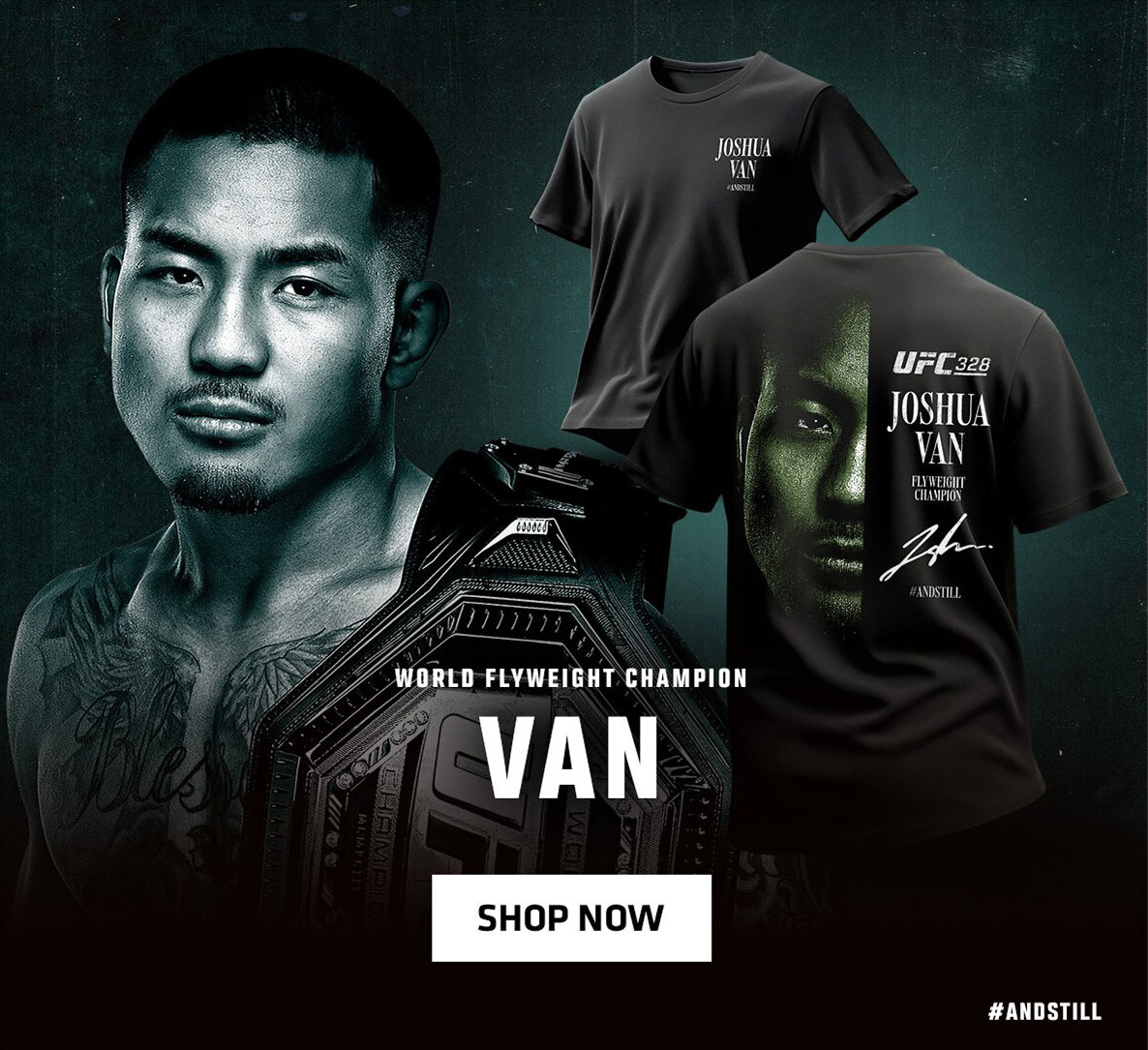 Joshua Van UFC 328 And Still UFC Flyweight Champion T-Shirt