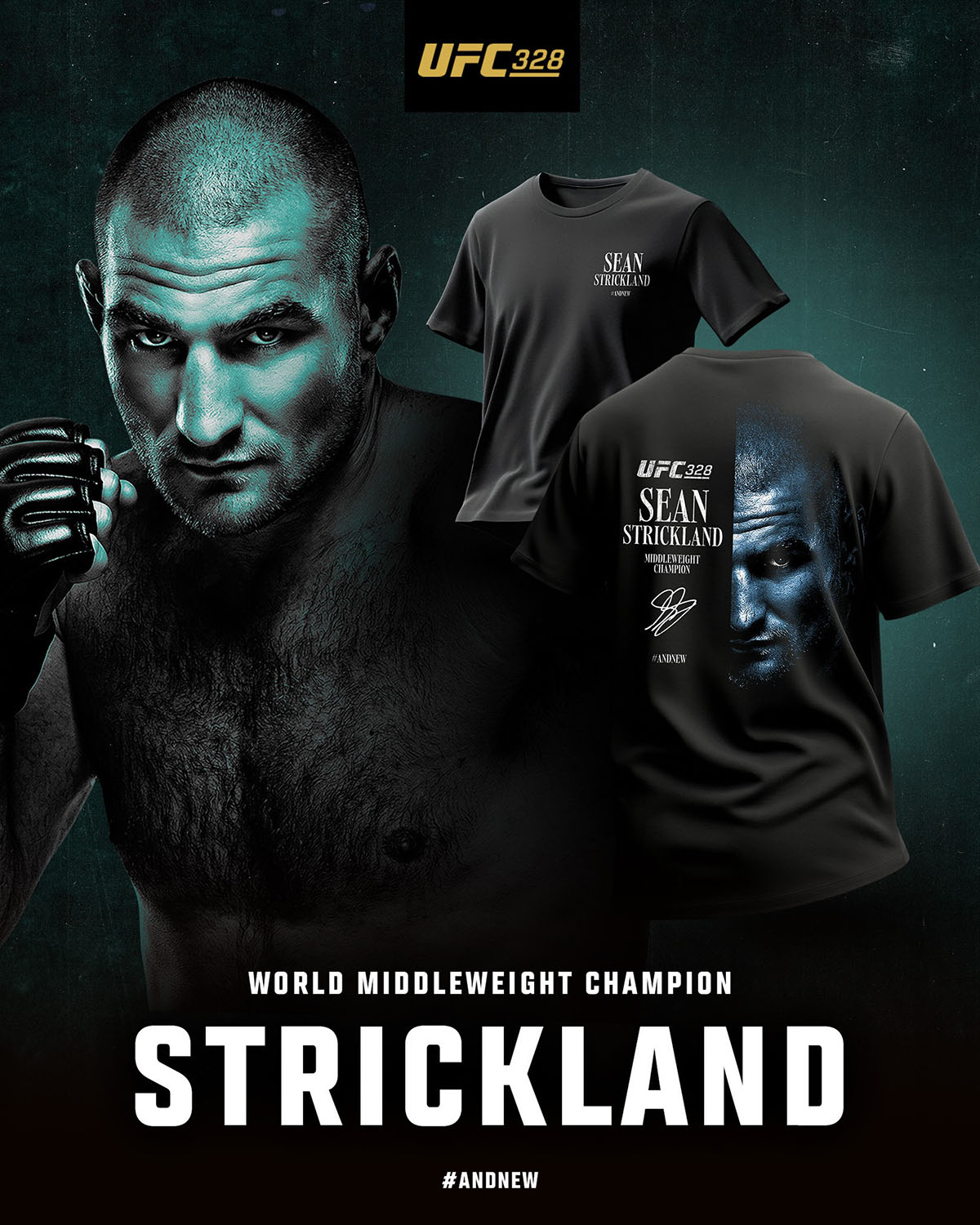 Sean Strickland UFC 328 Champion T Shirt
