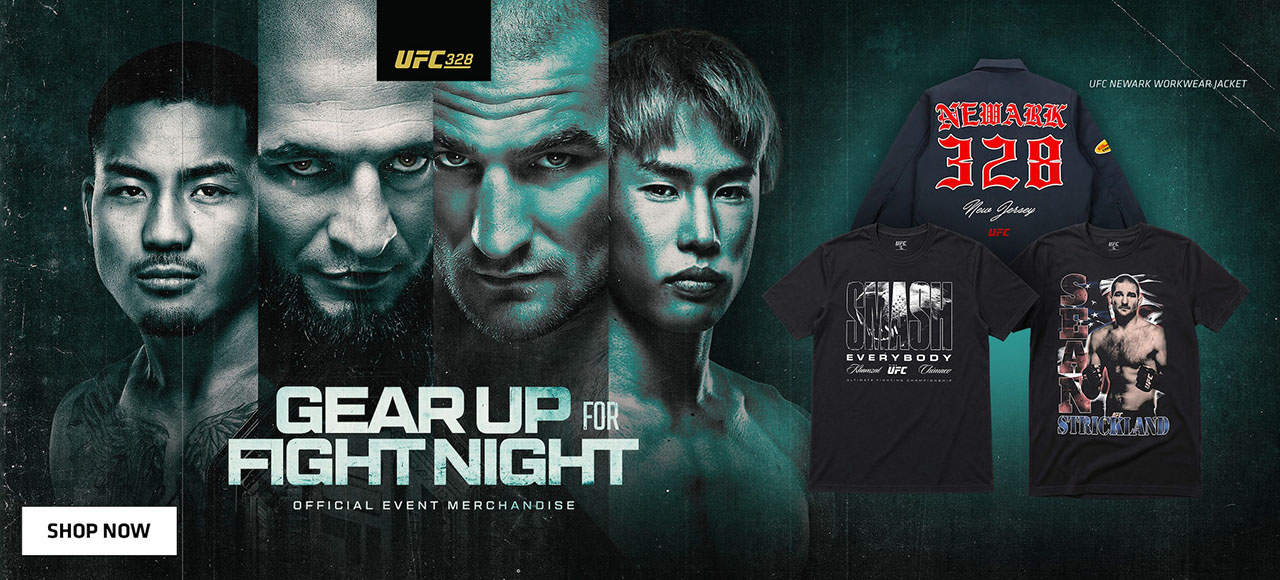 UFC 328 Collection Official Event Merchandise to Shop at UFC Store