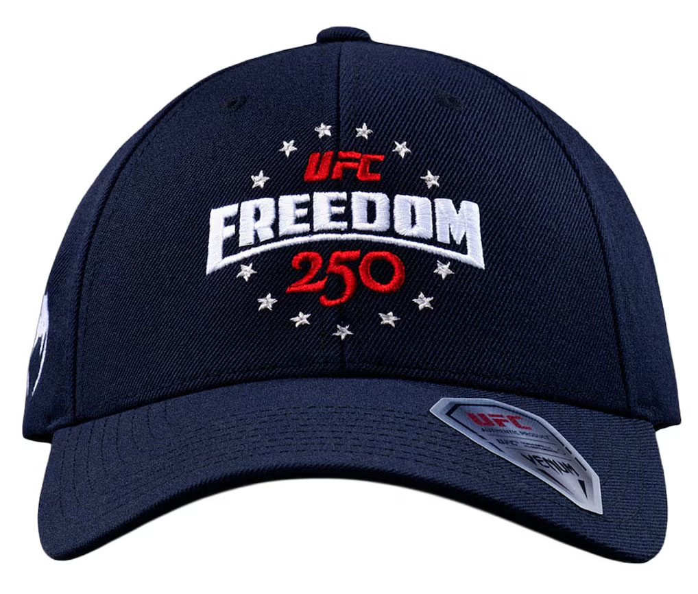 UFC Freedom 250 By Venum Navy Authentic Fight Night Adjustable Hat 1