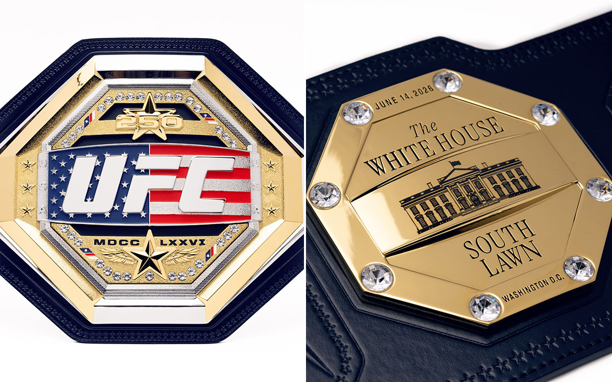 UFC Freedom 250 Collectible Replica Title Belt