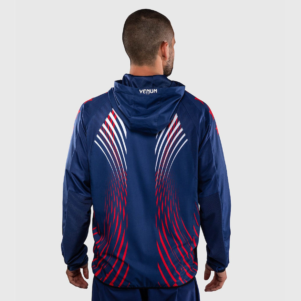 UFC Freedom 250 by Venum Blue Authentic Fight Night Walkout Full-Zip Hoodie 2