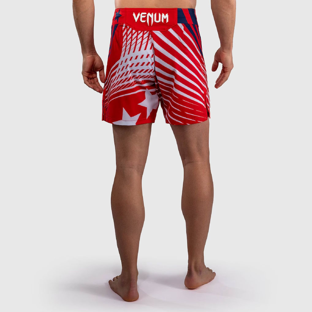 UFC Freedom 250 by Venum Red Authentic Fight Night Short Fit Fight Shorts 2
