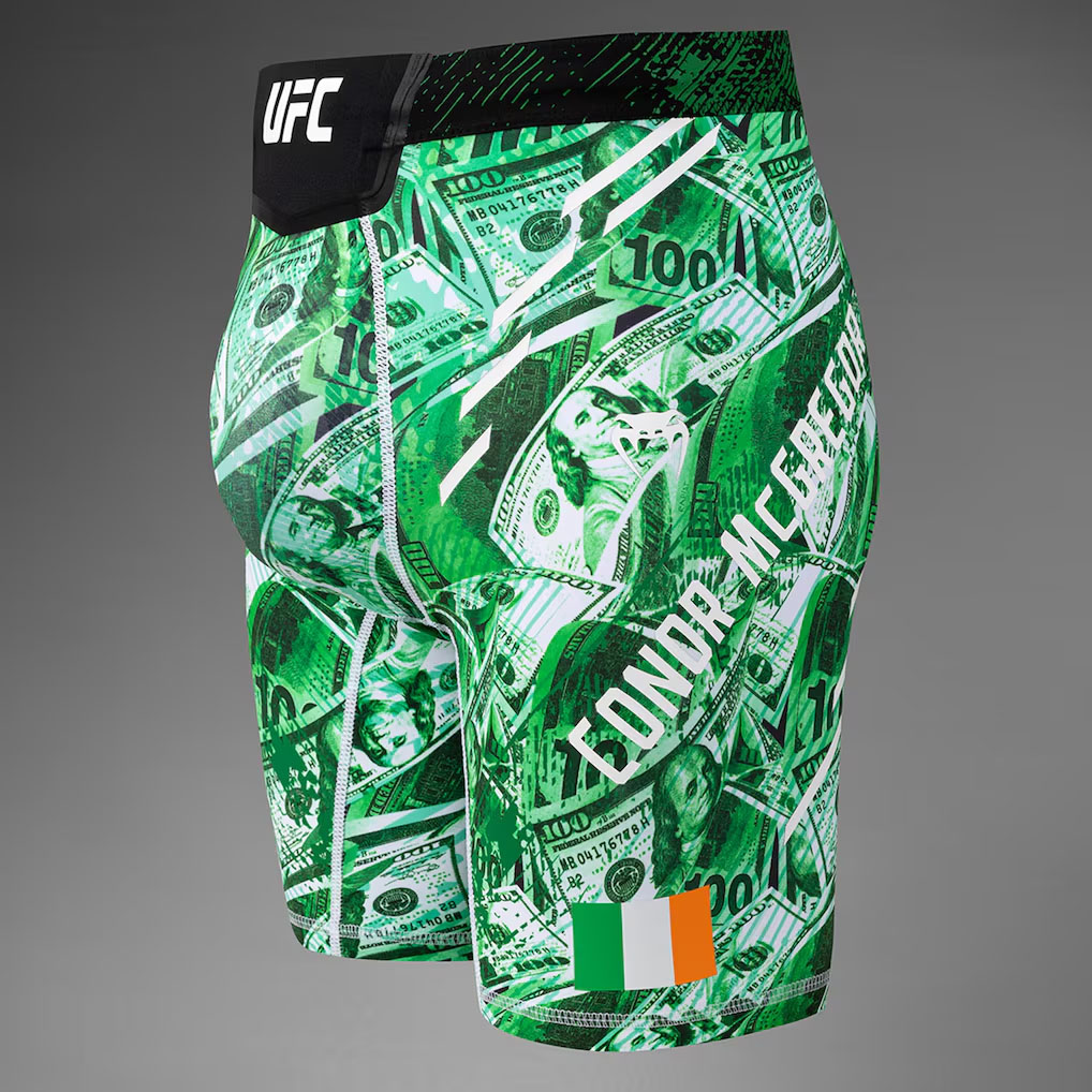Conor McGregor UFC 329 Custom Fight Shorts Left Side View Official Image