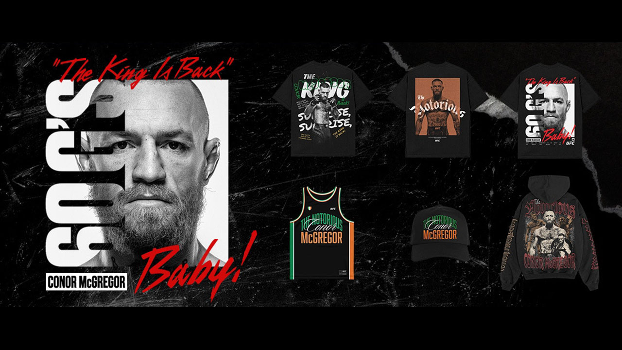 Conor McGregor UFC 329 Shirts Apparel Merchandise