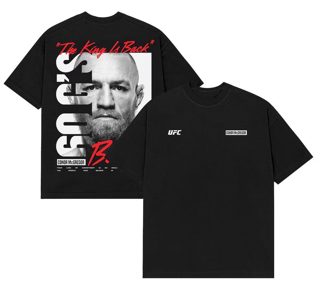 Conor McGregor UFC King Billboard Boxy T-Shirt