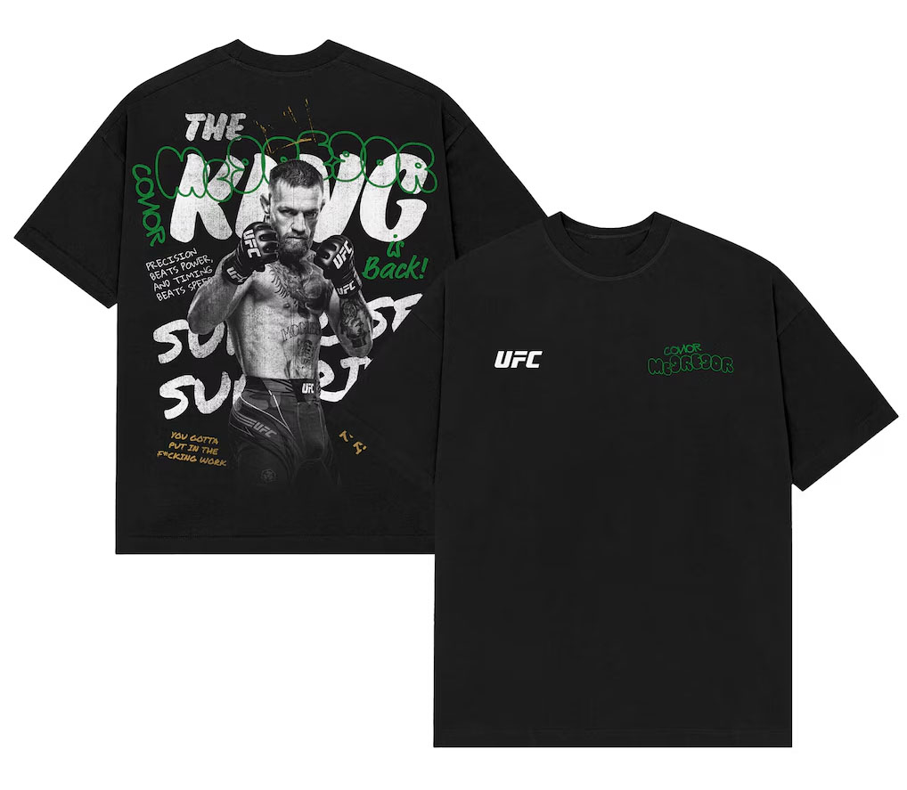 Conor McGregor UFC King Boxy T-Shirt