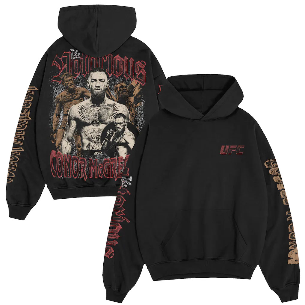 Conor McGregor UFC Vintage Profile Hoodie