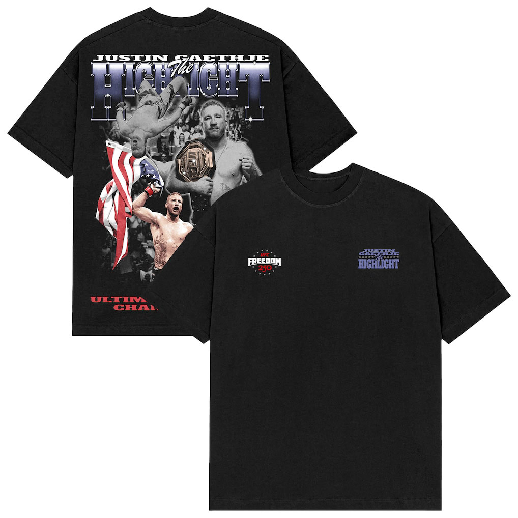 Justin Gaethje UFC UFC Freedom 250 T-Shirt