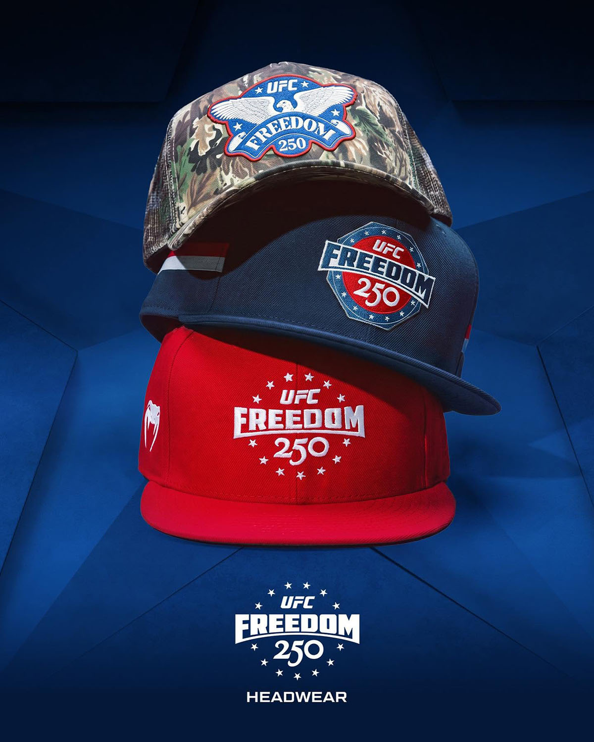 UFC Freedom 250 Hats and Headwear