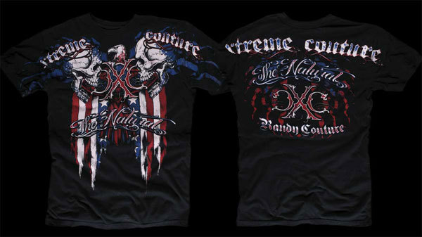 Xtreme Couture Patriot Randy Couture UFC 102 Walkout Shirt ...