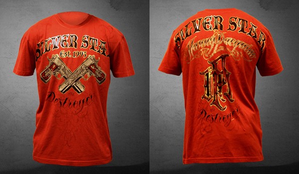Silver Star x Manny Pacquiao Destroyer T-shirt | FighterXFashion.com