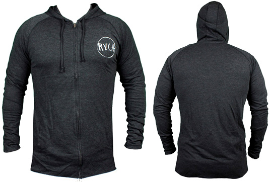RVCA Zip-Up Hoodie Collection | FighterXFashion.com