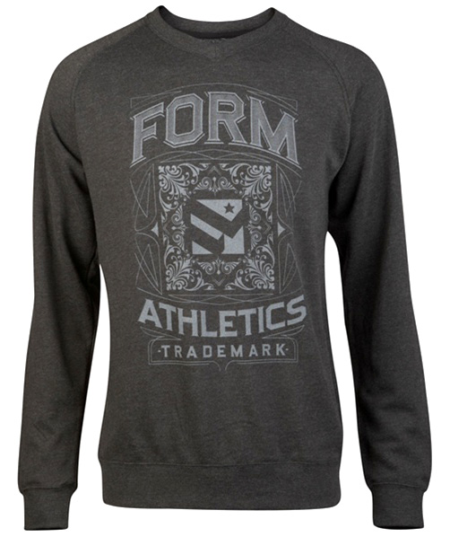 FORM Athletics Crested V-neck Sweater | FighterXFashion.com