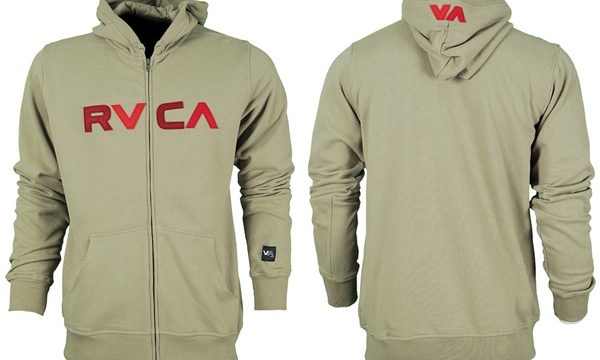 rvca khaki hoodie