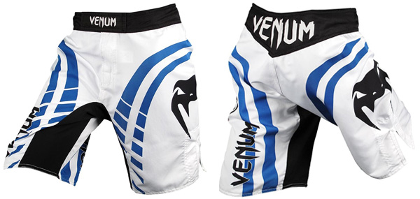 Venum Red and Blue Line Fight Shorts | FighterXFashion.com