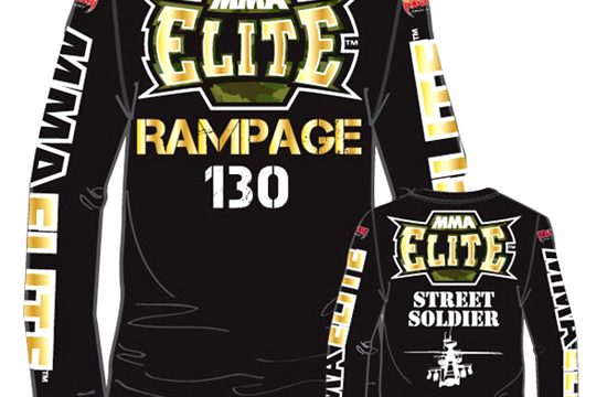 MMA Elite Rampage Jackson Long Sleeve Shirt | FighterXFashion.com