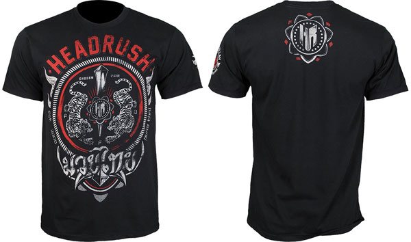 HEADRUSH Amir Sadollah UFC on Versus 5 T-shirt | FighterXFashion.com