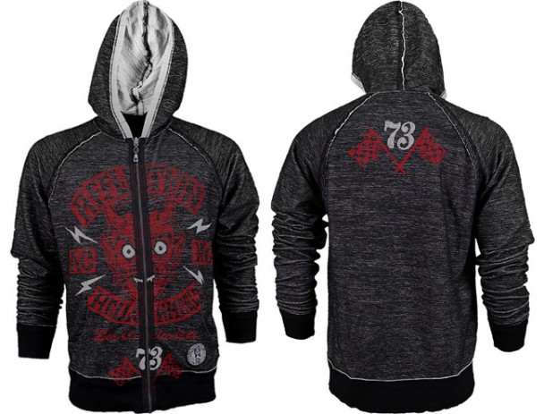 Affliction El Diablo Reversible Hoodie | FighterXFashion.com