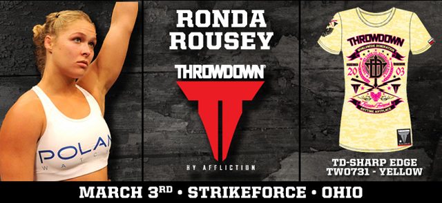 throwdown-ronda-rousey-strikeforce-shirt