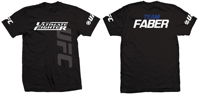 UFC TUF 15 Team Faber T-Shirts | FighterXFashion.com