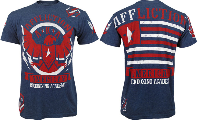 Affliction American Kickboxing Academy Shirt | FighterXFashion.com