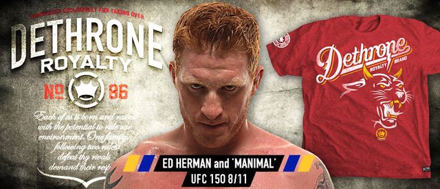 dethrone-ed-herman-ufc-150-shirt