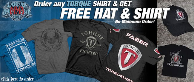 MMA Deal: Buy Any Torque Shirt and Get a FREE Torque Hat & Tee ...