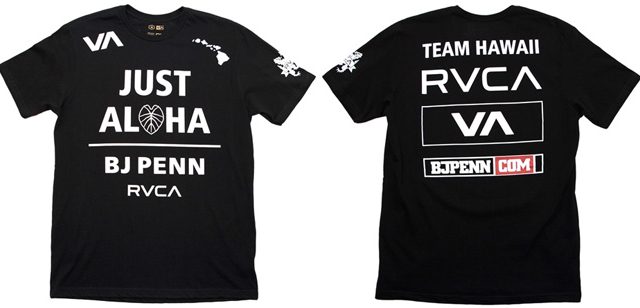RVCA BJ Penn UFC on FOX 5 Walkout Shirt | FighterXFashion.com