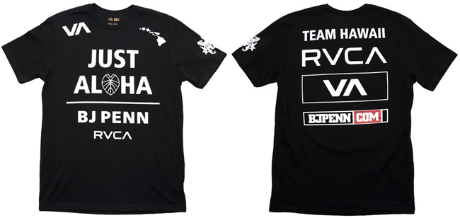 Rvca Bj Penn Ufc On Fox 5 Walkout Shirt 9028