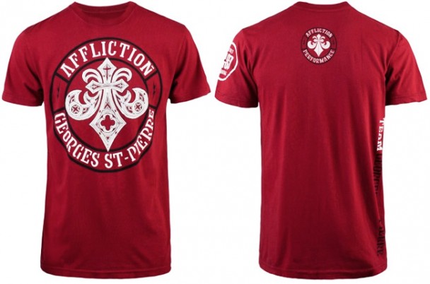 Affliction Georges St-pierre Team Gsp T-shirt 