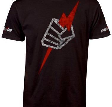 black fist olympics t shirt