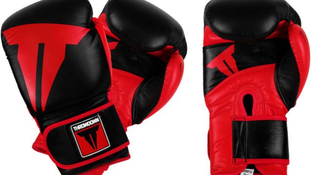 Black Throwdown Traditional MMA Gloves