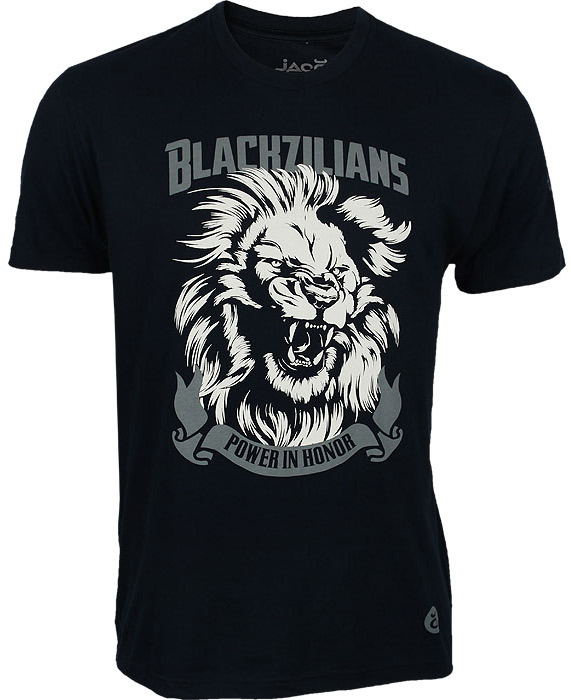 JACO Blackzilians Power in Honor Lion T-Shirt | FighterXFashion.com