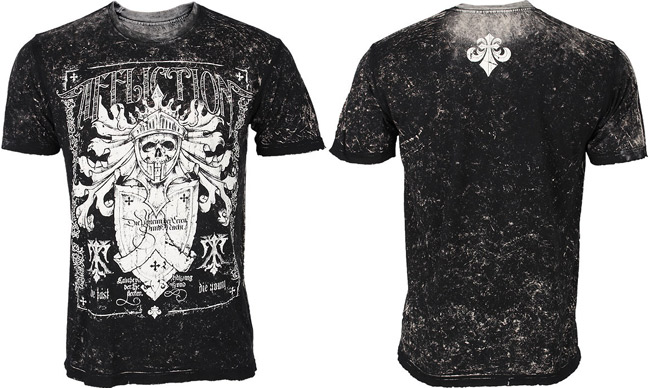 Affliction Glorify Reversible Crewneck Shirt | FighterXFashion.com