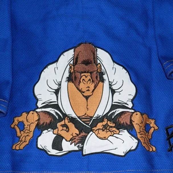 Kimono de BJJ para mulher Tatami Zen Gorilla Azul