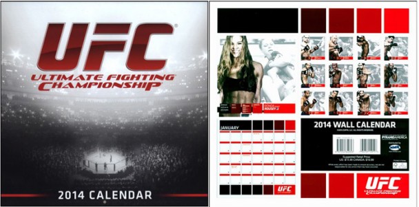 UFC 2014 Calendar FighterXFashion com