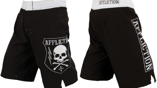 Affliction Sport Skull Spec Shorts | FighterXFashion.com