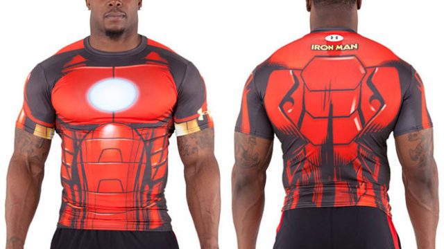 tomar Decepción Paisaje Under Armour Alter Ego Iron Man Compression Shirt | FighterXFashion.com